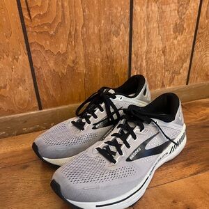 Brooks Black and Gray Athletic Shoes